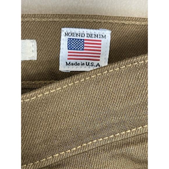 Noend Jeans Mens 31 Brown Brooklyn Slim Fit Stretch Mid Rise 5‎ Pocket Denim - Picture 11 of 16